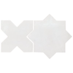 TS1007314 WHITE 6'' MATTE PORCELAIN MOSAIC