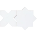 TS1007316 WHITE 6'' POLISHED PORCELAIN MOSAIC