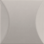 TS668070.2 GREY CURVED 4X4 CERAMIC TILE