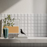 TS668070 WHITE CURVED 4X4 CERAMIC TILE - Image 2