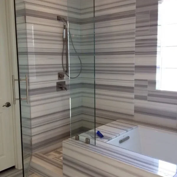 classic Turkish style bathroom with modern zebra marble slab